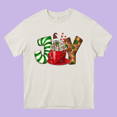 Joy Heavy Core Tee Designed By Bundleandbundleshop