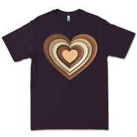 Plum melanin heart Premium Tee - AdoDesignShop