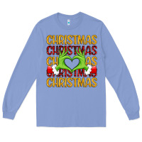 Colony Blue christmas grinch heart hands Long Sleeve Tee - MaliasSmallBusiness