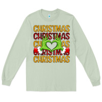 Matcha christmas grinch heart hands Long Sleeve Tee - MaliasSmallBusiness
