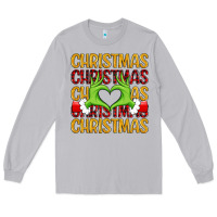 Moon Dust christmas grinch heart hands Long Sleeve Tee - MaliasSmallBusiness