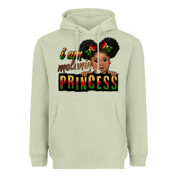 Matcha i am melanin princess black peekaboo Heavyweight Hoodie - CowGirlArtShop