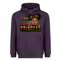 Plum i am melanin princess black peekaboo Heavyweight Hoodie - CowGirlArtShop