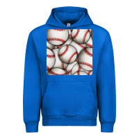 Cobalt baseball seamless pattern Urban Hoodie - BundleAndBundleShop