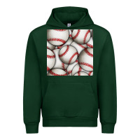 Forest Green baseball seamless pattern Urban Hoodie - BundleAndBundleShop