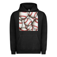Baseball Seamless Pattern Urban Hoodie | Teevron