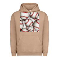 Pigment Burro baseball seamless pattern Urban Hoodie - BundleAndBundleShop