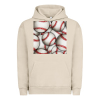 Pigment French Oak baseball seamless pattern Urban Hoodie - BundleAndBundleShop