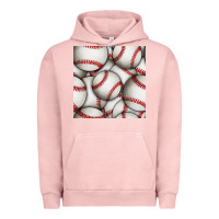 Pigment Salmon baseball seamless pattern Urban Hoodie - BundleAndBundleShop