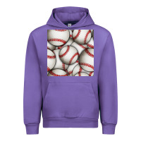 Tulip baseball seamless pattern Urban Hoodie - BundleAndBundleShop