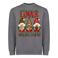 Storm Just a girl who loves Christmas Heavyweight Sweatshirt - NancyCooperArtShop