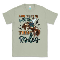 Matcha and they call the thing rodeo cowboy Classic Tee - MaliasSmallBusiness