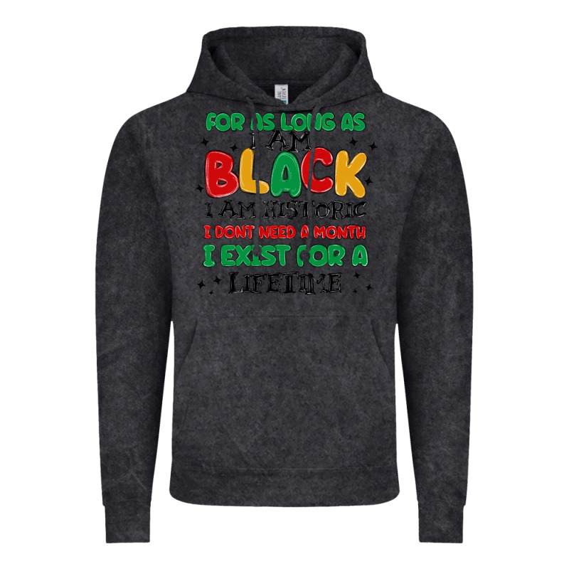 Black  Lifetime Vintage Hoodie by MaliasSmallBusiness | Teevron