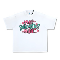 White me sarcastic nah... Urban Heavy Tee - MaliasSmallBusiness