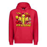 Cardinal tis the season softball halloween Premium Hoodie - CowGirlArtShop