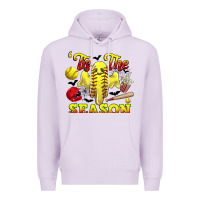 Lilac tis the season softball halloween Premium Hoodie - CowGirlArtShop