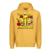 Mustard tis the season softball halloween Premium Hoodie - CowGirlArtShop