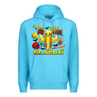 Ocean Blue tis the season softball halloween Premium Hoodie - CowGirlArtShop