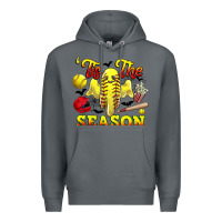 Rock tis the season softball halloween Premium Hoodie - CowGirlArtShop