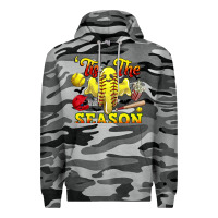 Slate Camo tis the season softball halloween Premium Hoodie - CowGirlArtShop