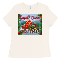 Bone small town christmas mousepad Ladies Tee - BundleAndBundleShop