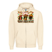 Sandshell fiesta with my gnomigos Zipper Hoodie - texasbilliewilder