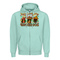 Seafoam fiesta with my gnomigos Zipper Hoodie - texasbilliewilder