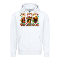 White fiesta with my gnomigos Zipper Hoodie - texasbilliewilder
