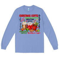 Colony Blue Christmas coffee Long Sleeve Tee - MaliasSmallBusiness