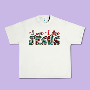 Love Like Jesus Urban Heavy Tee Designed By Adodesignshop