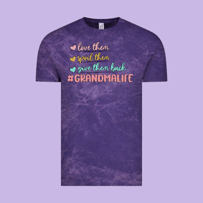 Grandma Life Vintage Tee Designed By Maliassmallbusiness