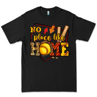 Black no place like home softball Premium Tee - Jasminsmagicworld