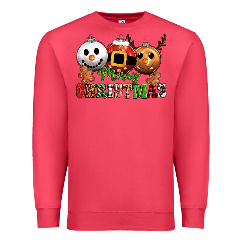 Merry Christmas Premium Sweatshirt by CowGirlArtShop | Teevron