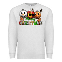 Oatmeal Heather merry christmas Premium Sweatshirt - CowGirlArtShop