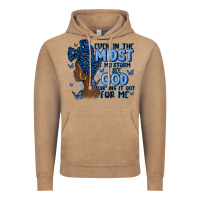 Vintage Coffee even in the midst of may storm afro woman Vintage Hoodie - MaliasSmallBusiness