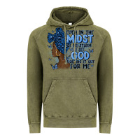 Vintage Olive even in the midst of may storm afro woman Vintage Hoodie - MaliasSmallBusiness