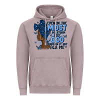Vintage Zinc even in the midst of may storm afro woman Vintage Hoodie - MaliasSmallBusiness