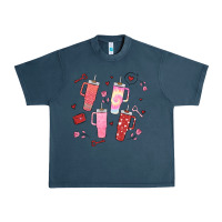 Midnight Navy cup disorder valentine's day Urban Heavy Tee - MaliasSmallBusiness