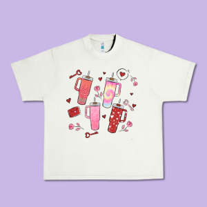 Cup Disorder Valentine's Day Urban Heavy Tee Designed By Maliassmallbusiness