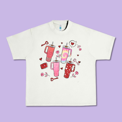 Cup Disorder Valentine's Day Urban Heavy Tee Designed By Maliassmallbusiness