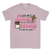 Lilac give me coffee jesus Classic Tee - MaliasSmallBusiness