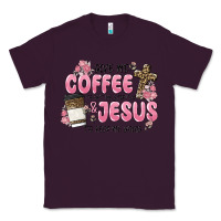 Plum give me coffee jesus Classic Tee - MaliasSmallBusiness