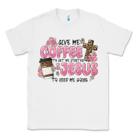 White give me coffee jesus Classic Tee - MaliasSmallBusiness
