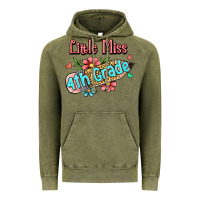 Vintage Olive little miss fourth grade Vintage Hoodie - Jasminsmagicworld