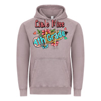 Vintage Zinc little miss fourth grade Vintage Hoodie - Jasminsmagicworld