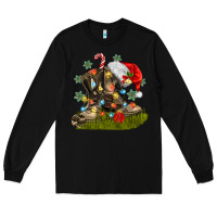 Black Christmas soldier veteran boots Long Sleeve Tee - MaliasSmallBusiness