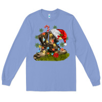 Colony Blue Christmas soldier veteran boots Long Sleeve Tee - MaliasSmallBusiness
