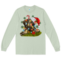 Matcha Christmas soldier veteran boots Long Sleeve Tee - MaliasSmallBusiness