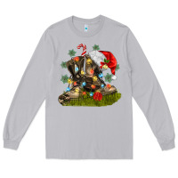 Moon Dust Christmas soldier veteran boots Long Sleeve Tee - MaliasSmallBusiness