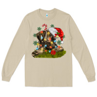 Mushroom Christmas soldier veteran boots Long Sleeve Tee - MaliasSmallBusiness